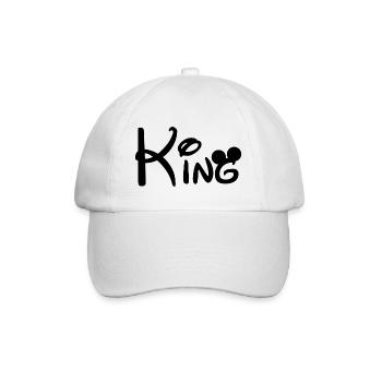 Couple design! King - Queen! - Baseball Cap - white/white - Front