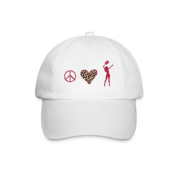 Padel Padel Tennis Padel-love Paddle - Baseball Cap - white/white - Front
