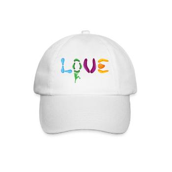 bloc rochers escalade libre amour du bloc - Casquette classique - blanc/blanc - Devant