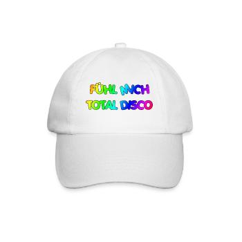 FÜHL MICH DISCO - Baseballkappe - Weiß/Weiß - Vorne