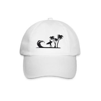 Surfer/Surf - Casquette classique - blanc/blanc - Devant