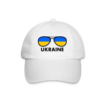 Ukraine - Baseball Cap - white/white - Front