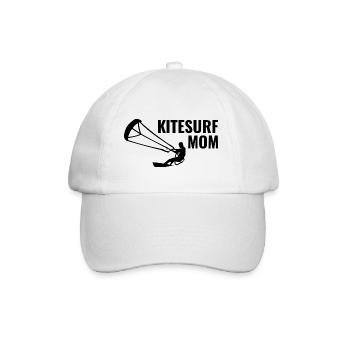 Kitesurfing Kiteboarding Kiteboarder Kitesurf Mom - Baseball Cap - white/white - Front