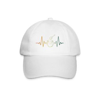 Heartbeekeeper pulse honeypot - Baseball Cap - white/white - Front