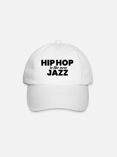 Hip hop is the new jazz - Casquette classique - blanc/blanc