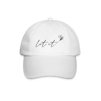 let it bee Bee Beekeeper Beekeeper Beekeeping Honey - Baseball Cap - white/white - Front