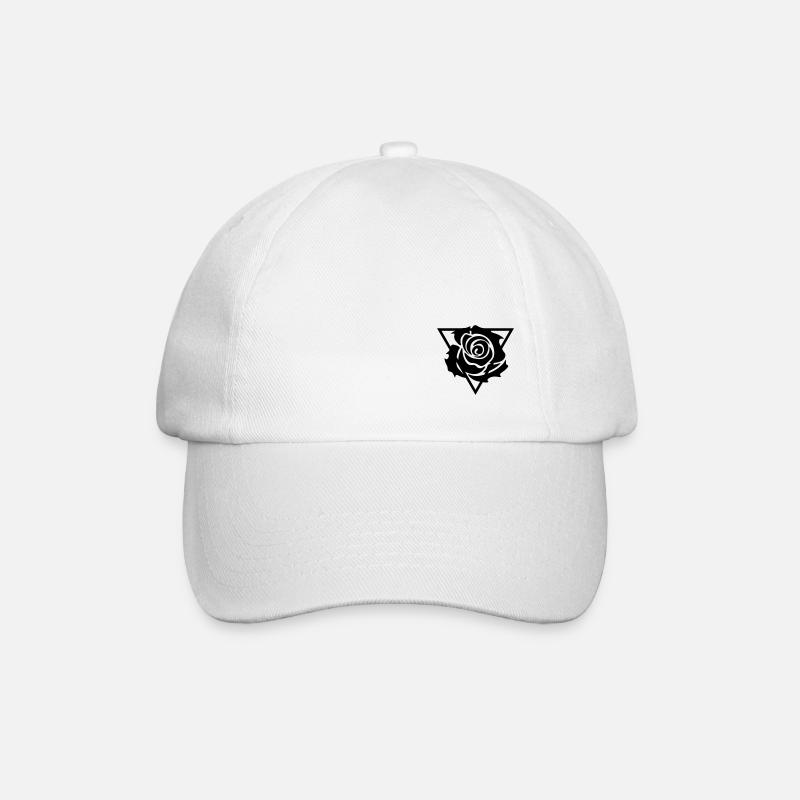 RoseGon - Black - Baseballkappe - Weiß/Weiß