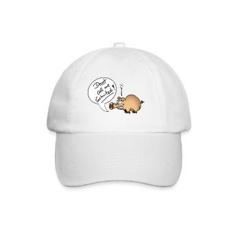 DontCallMeSchnitzel - Baseballkappe - Weiß/Weiß - Vorne