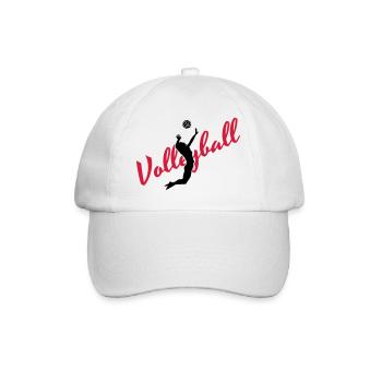 Volleyball - Baseballkappe - Weiß/Weiß - Vorne