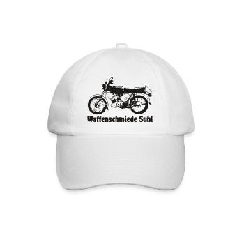 Simson S51 Waffenschmiede - Baseballkappe - Weiß/Weiß - Vorne