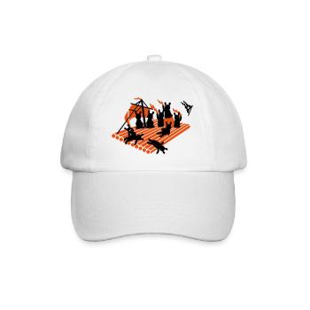 Floß der Medusa / medusas raft (2c) - Baseball Cap - white/white - Front