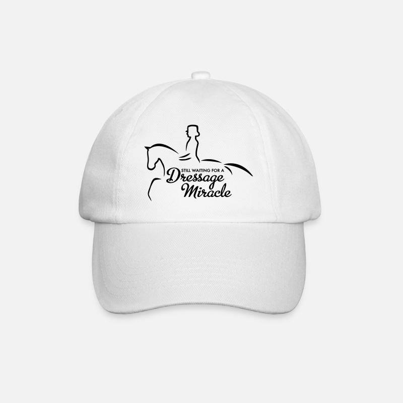 Dressur - Baseballkappe - Weiß/Weiß