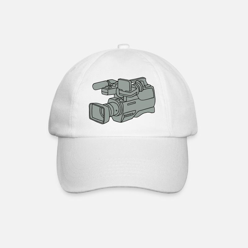 Caméra vidéo 2 - Casquette classique - blanc/blanc