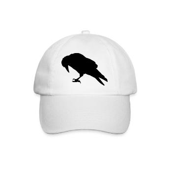 raven - Baseball Cap - white/white - Front