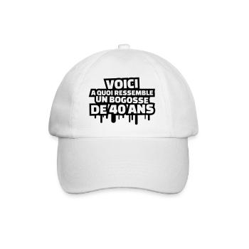 voici à quoi ressemble un bogosse de 40 ans - Casquette classique - blanc/blanc - Devant