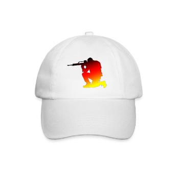 Soldat GER - Baseballkappe - Weiß/Weiß - Vorne