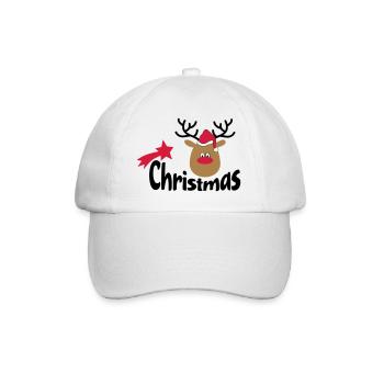 Weihnachten - Baseballkappe - Weiß/Weiß - Vorne