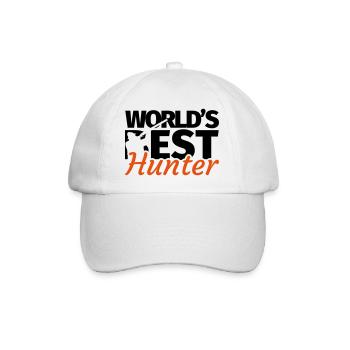 Hunter Hunting - Baseball Cap - white/white - Front
