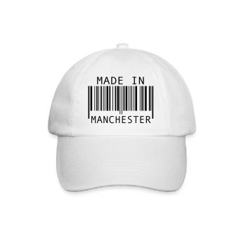 Made in Manchester - Baseballkappe - Weiß/Weiß - Vorne