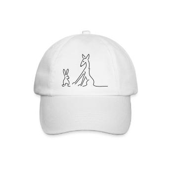 Podenco - Baseballkappe - Weiß/Weiß - Vorne