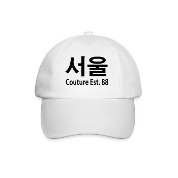 Seoul Couture Est. 88 - Baseball Cap - white/white - Front