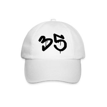 Tag : 35 - Casquette classique - blanc/blanc - Devant