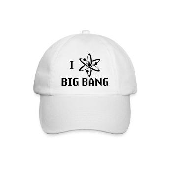 I heart big bang - Baseballkappe - Weiß/Weiß - Vorne