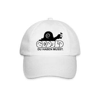 Patience vous avez besoin (1c) - Casquette classique - blanc/blanc - Devant