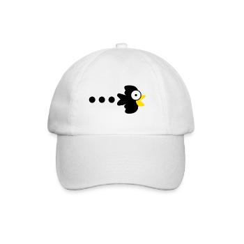Corbeau anime - Baseballkappe - Weiß/Weiß - Vorne
