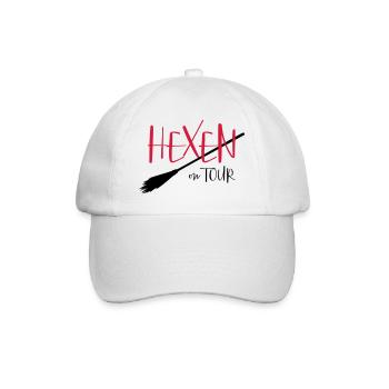 Hexen on tour - Party Fasching Halloween - Baseballkappe - Weiß/Weiß - Vorne