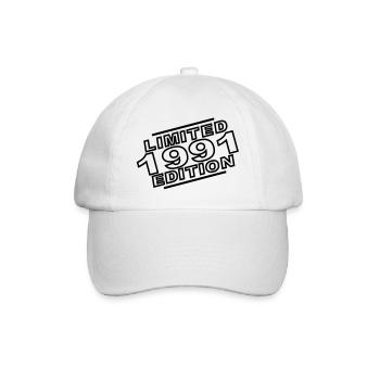 year 1991 limited edition - Baseball Cap - white/white - Front