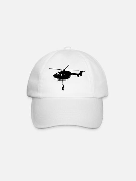 helicoptere ec 145 type dragon securité civile - Casquette classique - blanc/blanc