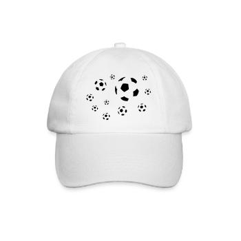 football - Casquette classique - blanc/blanc - Devant