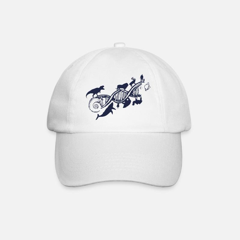 evolution - Baseball Cap - white/white