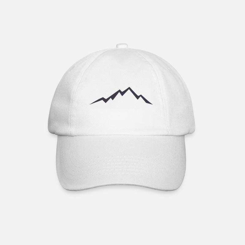 Berg Mountain - Baseballkappe - Weiß/Weiß