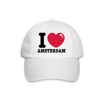 amsterdam - Casquette classique - blanc/blanc - Devant