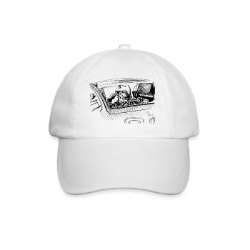 Fighter pilot - Baseballkappe - Weiß/Weiß - Vorne