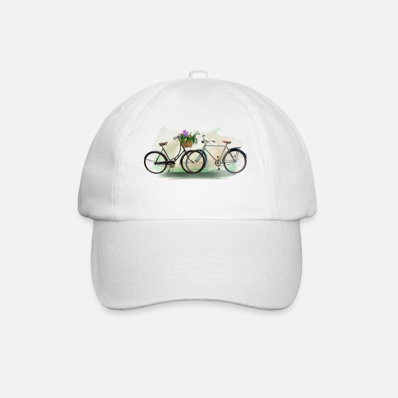 Bicycles love - Casquette classique - blanc/blanc