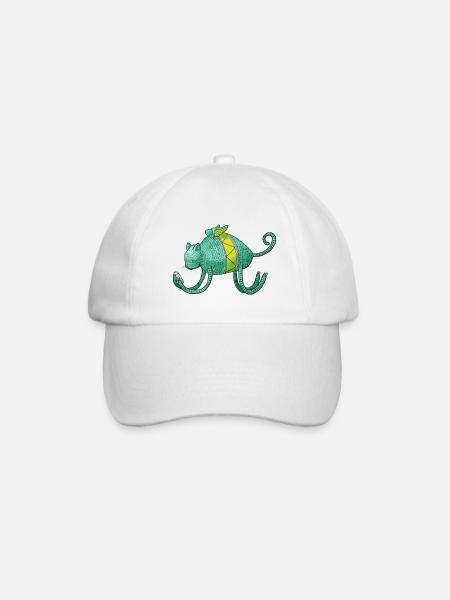iCat - Baseball Cap - white/white
