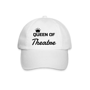 Theater / Theatre / Theaterleute / Schauspieler - Baseballkappe - Weiß/Weiß - Vorne