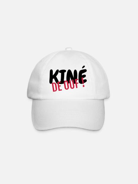 Kinésithérapie / Kiné / Masseur / Docteur - Casquette classique - blanc/blanc