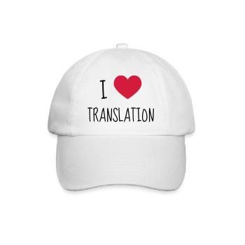 Translator Übersetzer Traducteur Translation - Baseball Cap - white/white - Front