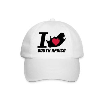 south_africa_i_love_02 - Casquette classique - blanc/blanc - Devant