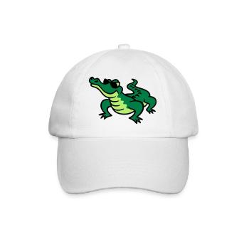 Cool Croc - Baseball Cap - white/white - Front