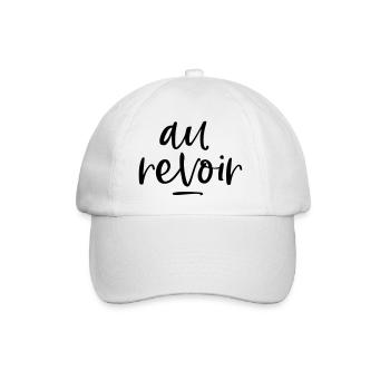 Au revoir adieu cadeau petite amie - Casquette classique - blanc/blanc - Devant