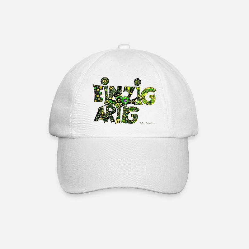 Einzigartig - Baseballkappe - Weiß/Weiß
