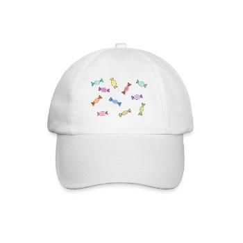 Bonbons - Baseballkappe - Weiß/Weiß - Vorne