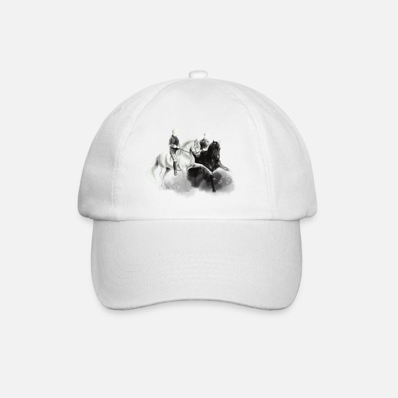 Spanish greeting - Baseball Cap - white/white