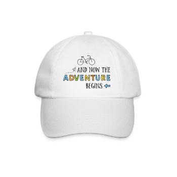Drôles de proverbes pour les cyclistes - Casquette classique - blanc/blanc - Devant