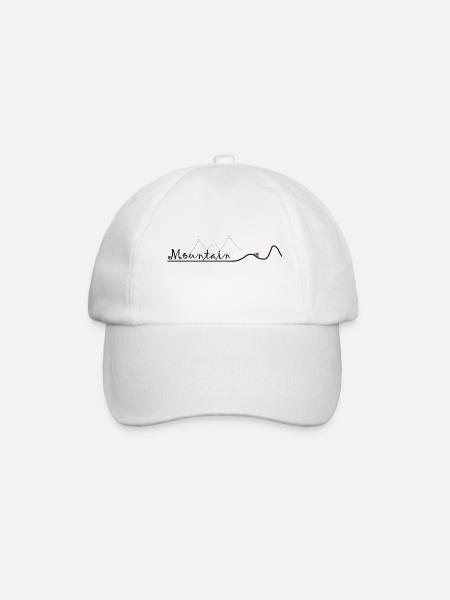 vélo de montagne - Casquette classique - blanc/blanc